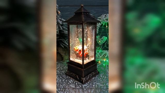 Новогодний Музыкальный Фонарь Christmas Musical Lantern