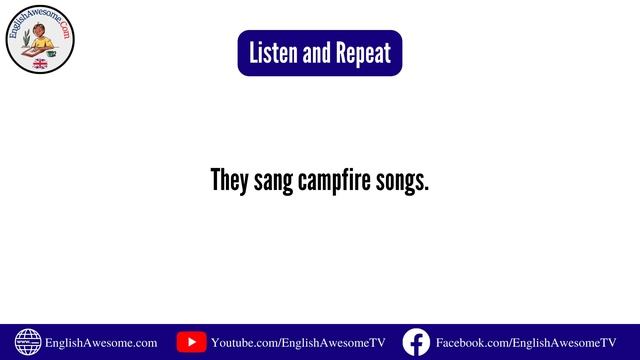 English Language Learning | 8 Minutes Of Listen And Repeat For Beginner #4 | EnglishAwesomeTV ✔