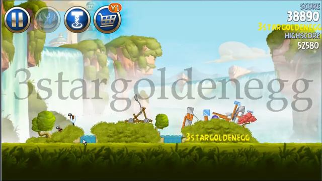 Angry Birds Star Wars 2 B1-7 Naboo Invasion Level B-7 By 3stargoldenegg