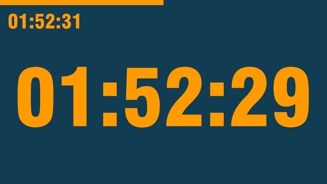 3 Hour 45 Minute Timer (with End Alarm, Time Elapsed And Progress Bar)