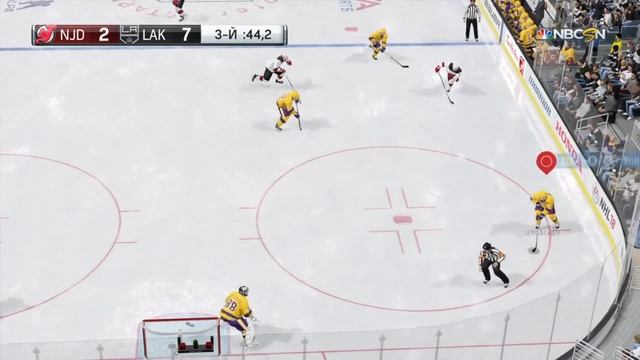 NHL. NJD Vs LA. Красивый гол Панарина!!!  Разгром 7:3!!! Часть 2