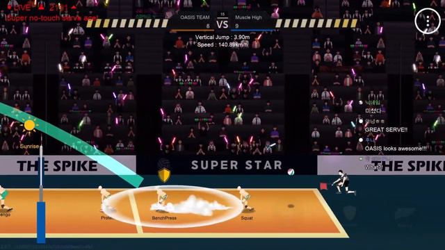The Spike - Volleyball ! How easy to get 3Star in Superstar Challenge ! The Spike mobile version