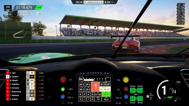 Assetto Corsa Competizione - Championship Mode Part 3 | Sprint Race 1 Misano | Ferrari 488