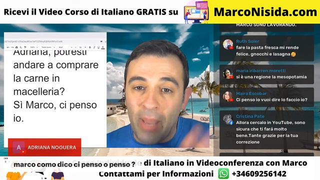 Curso De Italiano #20 Clases De Italiano En Vivo (9pm Hora Italiana)