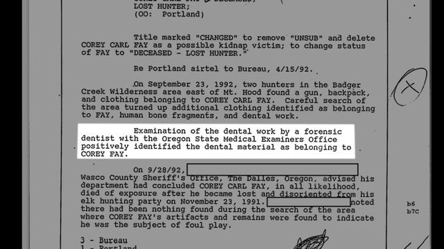 On The Trail - The Mysterious Disappearance Of Teenage Hunter Corey Fay