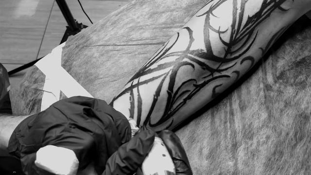 Dark Lettering Tattoo