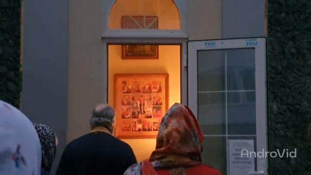 10.11.22.Партенит.По четвергам служится Молебен в Часовне Чудотворца Николая.Проповедь о.Никиты.