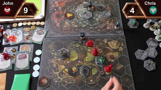 Warhammer Underworlds | Direchasm | Crimson Court Vs Starblood Stalkers