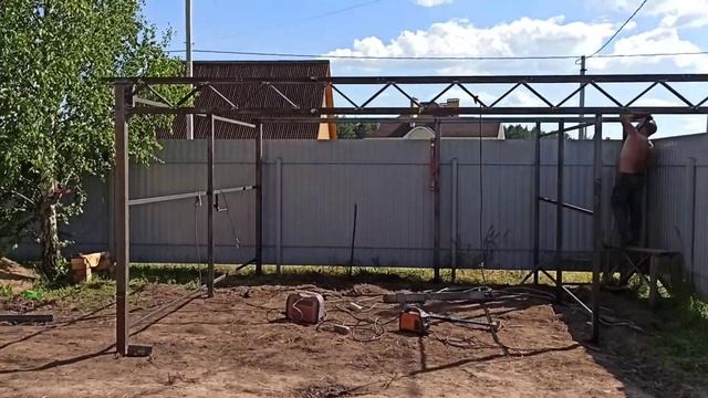 строим качественные навесы под ключ