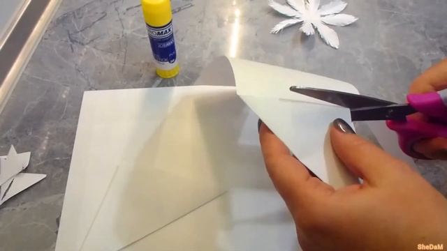 Самая красивая СНЕЖИНКА Снежинка своими руками! Быстро просто и красиво Поделки к новому год