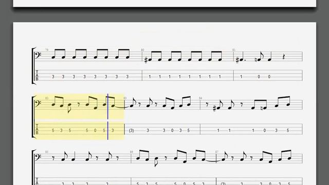 Accept   Losing More Than You Ever Had Bass Guitar Tablature
