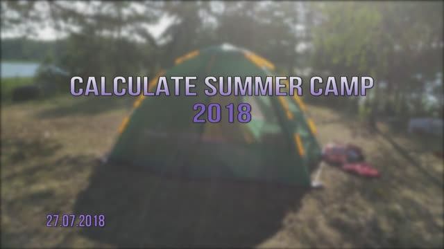 Calculate Summer Camp 2018.