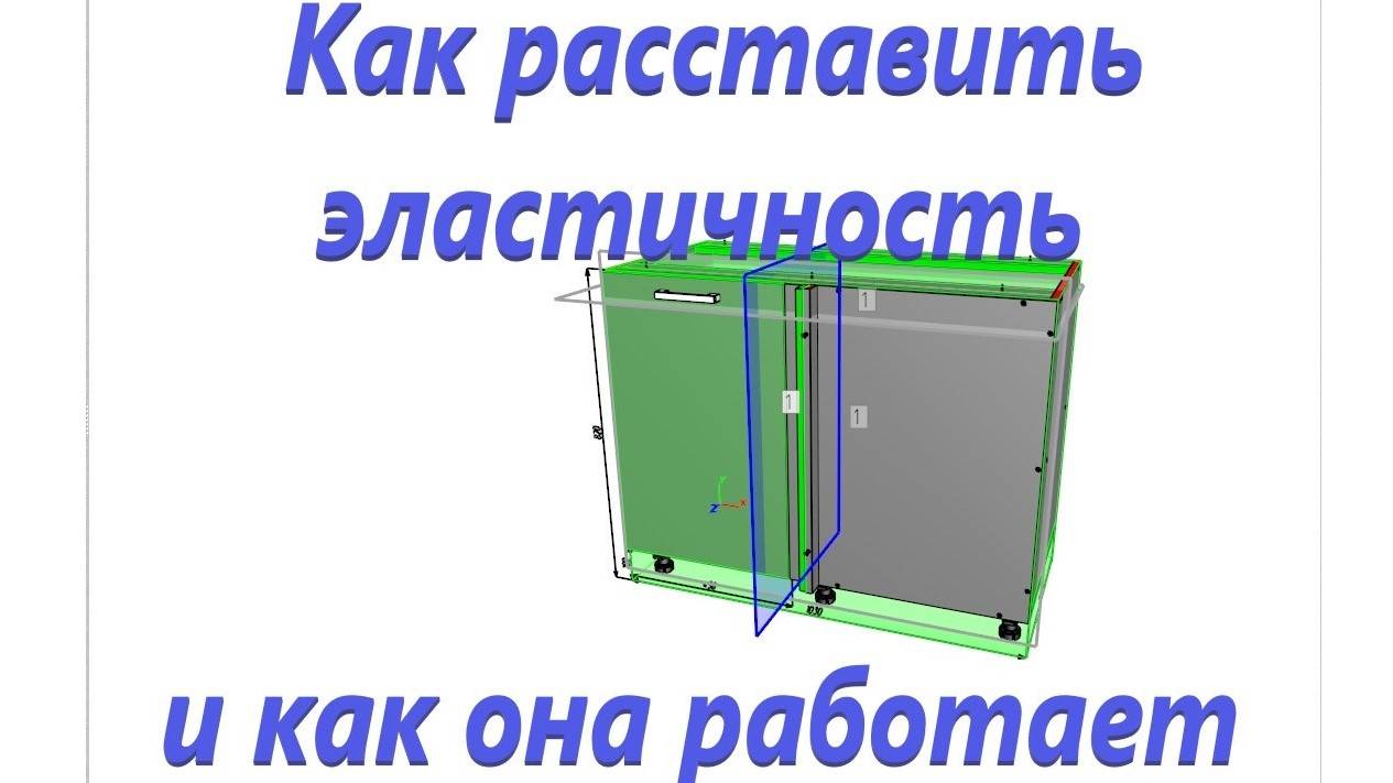 Базис Мебельщик. Как расставить эластичность и как она работа