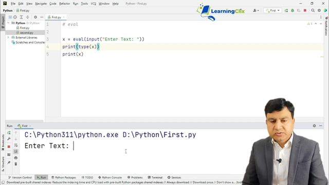 Understanding Input And Output Statements In Python | Learning Clix | Yousaf Bux