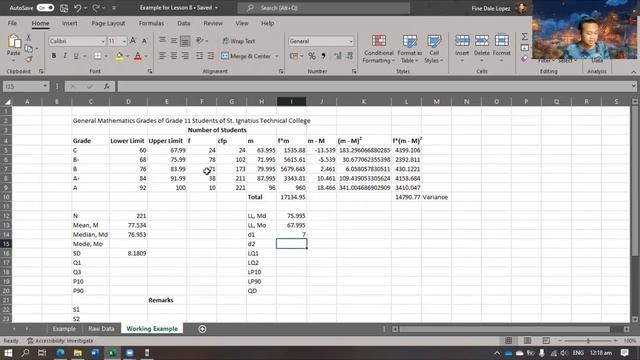 LESSON 8: DETERMINING SKEWNESS AND KURTOSIS USING MS EXCEL | STATISTICS AND PROBABILITY