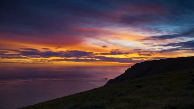 Lundy Island - Sunset Timelapse Recorded With A Canon S100: Nov 2017
