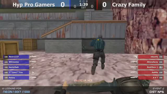 Финал турнира по CS 1.6 от проекта Dragon Storm HpG -vs- Crazy Family  by kn1fe 1map
