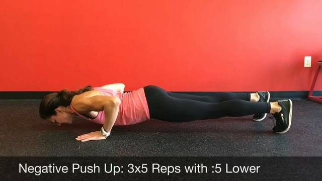 Negative Push Up