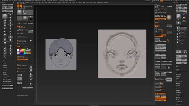 ZBrush WIP. (Plane Drawing Sculpt.)