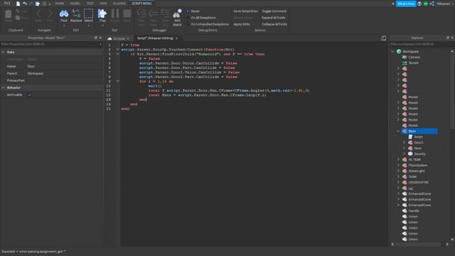 How To Make A Door In Roblox Studio #6 - Part 1