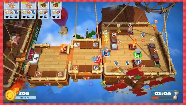 Steamed Hams | Overcooked 2 Multiplayer Nintendo Switch Gameplay Walkthrough | Level 2-1 2-2 Kevin