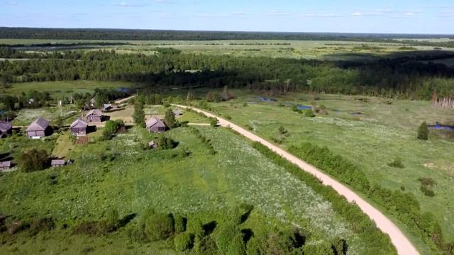 Харовский район  деревни : Пашинская Андреевская  Балуковская  Давыдовская с высоты