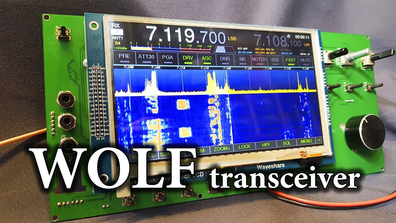 Трансивер ВОЛК. Запуск на прием