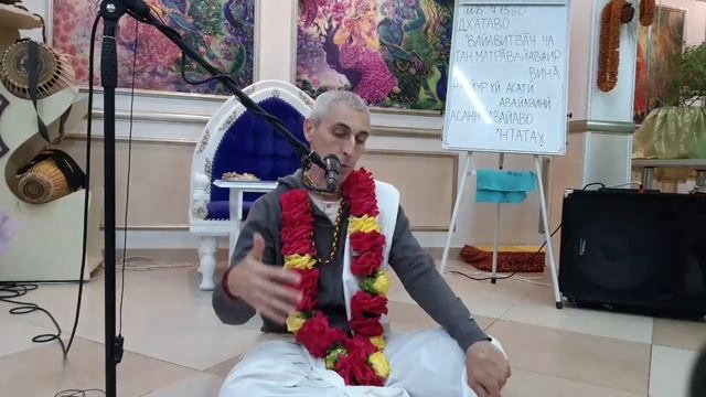 Духовный учитель и ученик Е.М.Манибандха прабху Тюмень 20.09.2023