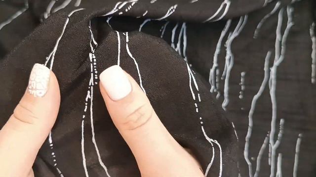 Плательная Ариана черный абстракция