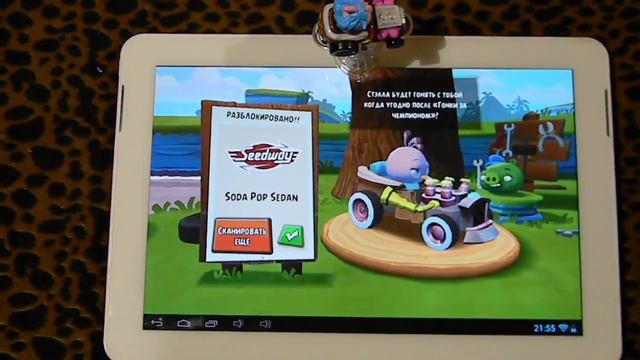 Большой набор птичек Энгри Берд для игры Go Telepods и для набора с гоночной трассой видео