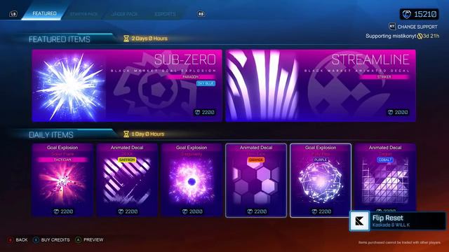 ROCKET LEAGUE ITEM SHOP - Full Black Market Item Shop - 07.01.21