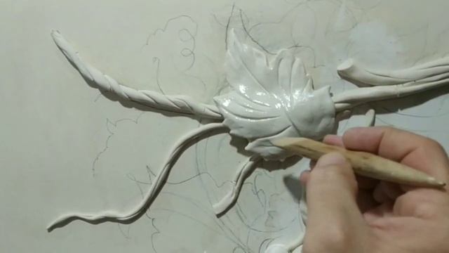 üzüm Ve Yaprakları Modelleme # виноградная лоза (лепнина)