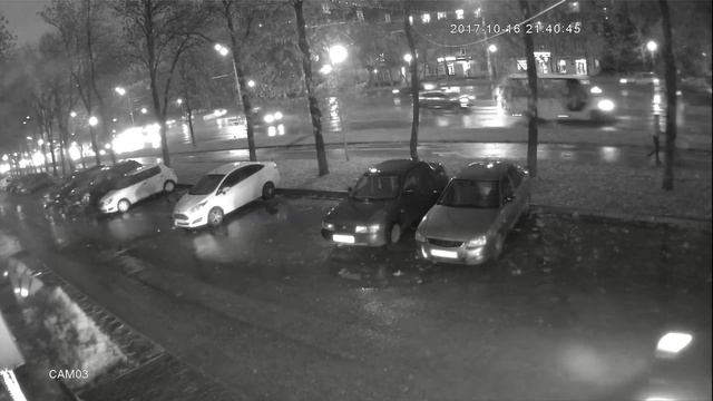 AHD 2mpx VDO-8B35H365R Уличная камера пример ночной съемки