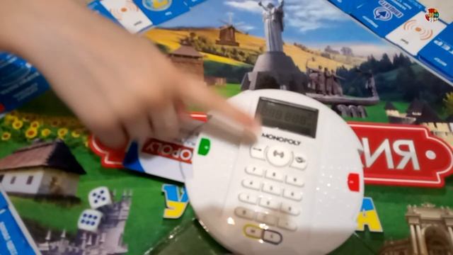 Настільна гра Монополія з терміналом / Настольная игра Монополия Украина с терминалом