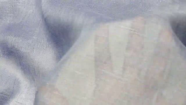 Лен вуаль 100% цвет синий ( цвет смотреть на фото )