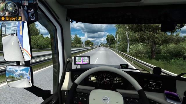 Volvo FH4 FH13 500 In Promods | Rotterdam - Hamburg | ETS2 Gameplay 4K + Wheel Cam