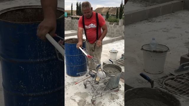 Кладка  блоков .