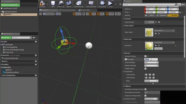 Quick Tip:  Spawn An Actor...Gold Coins!