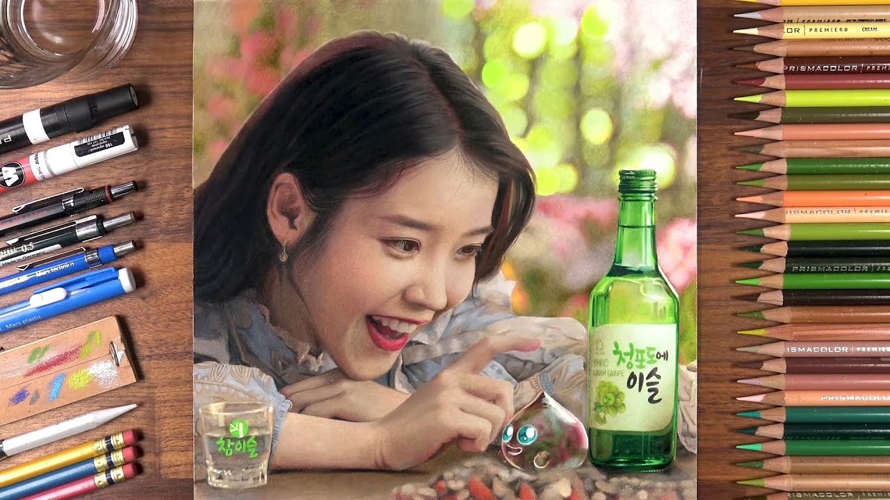 Drawing IU - HITEJINRO The Forest Of Dew   Drawholic