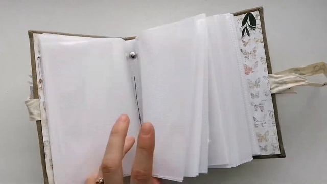 Быстрый обзор альбома с файлами, скрапбукинг