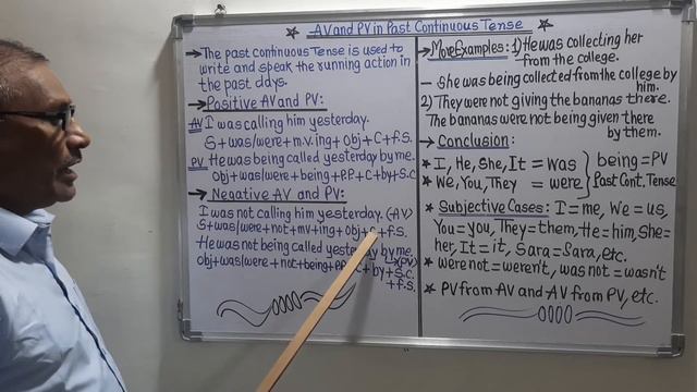 475-AV-PV In Past Continuous Tense @Prof. L. B. Gayakawad's English Literature Web....