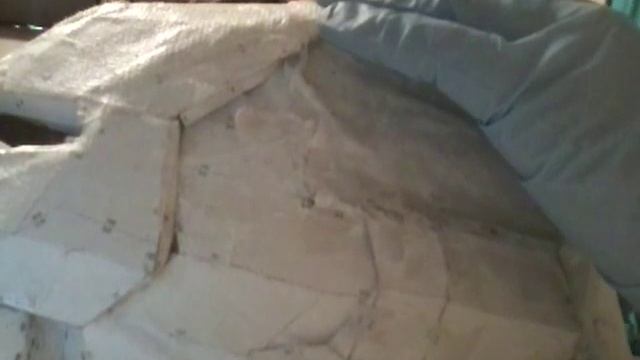 Как укрепить шлем железного человека.Шпаклевка