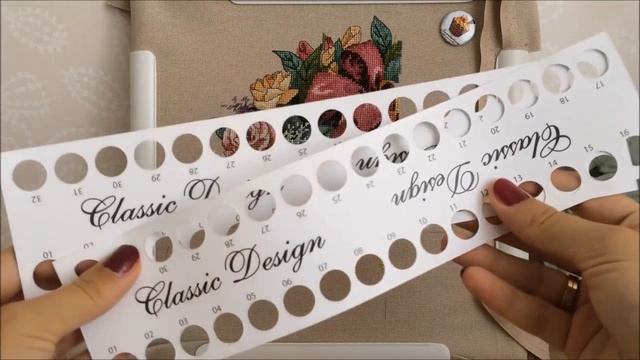 3. Вышивка крестиком.  Летний венок от Classic Design.  Начало.