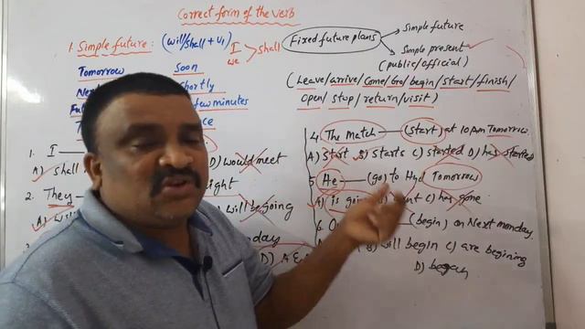 Correct Form Of The Verb/ Tenses Exercise In Telugu For All Competitive Exams