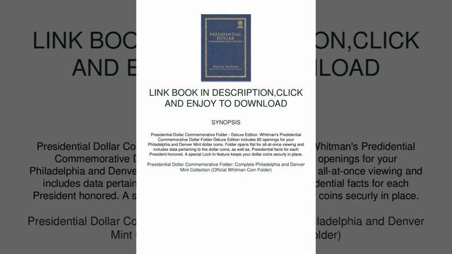 ﹤﹥ Presidential Dollar Commemorative Folder: Complete Philadelphia And