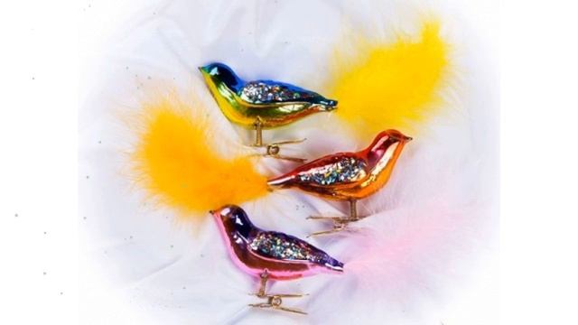 Набор шаров ПТИЧКИ, упаковка 3 шт. (ЕЛОЧКА) обзор С 611 бренд ЕЛОЧКА производитель ЕЛОЧКА (Россия)