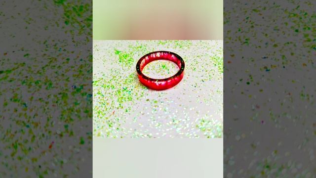 Кольцо из эпоксидной смолы 