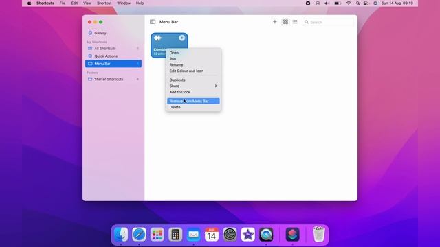How To Remove The Shortcuts Menu Bar Icon On Mac