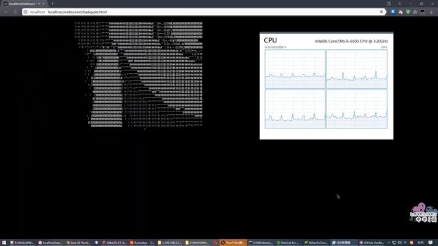 【HTML5】用 WebSocket 播放 Bad Apple!!