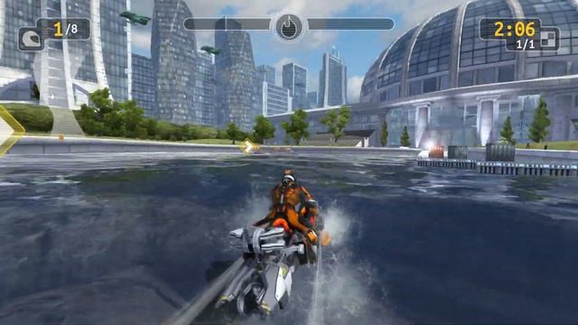 ГОНКИ НА ГИДРОЦИКЛАХ #1 Крутая игра про гонки. Riptide GP Renegade